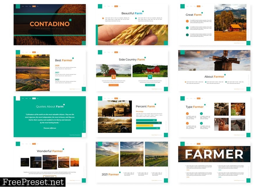 Contadino - Presentation Template 6TXCWTZ