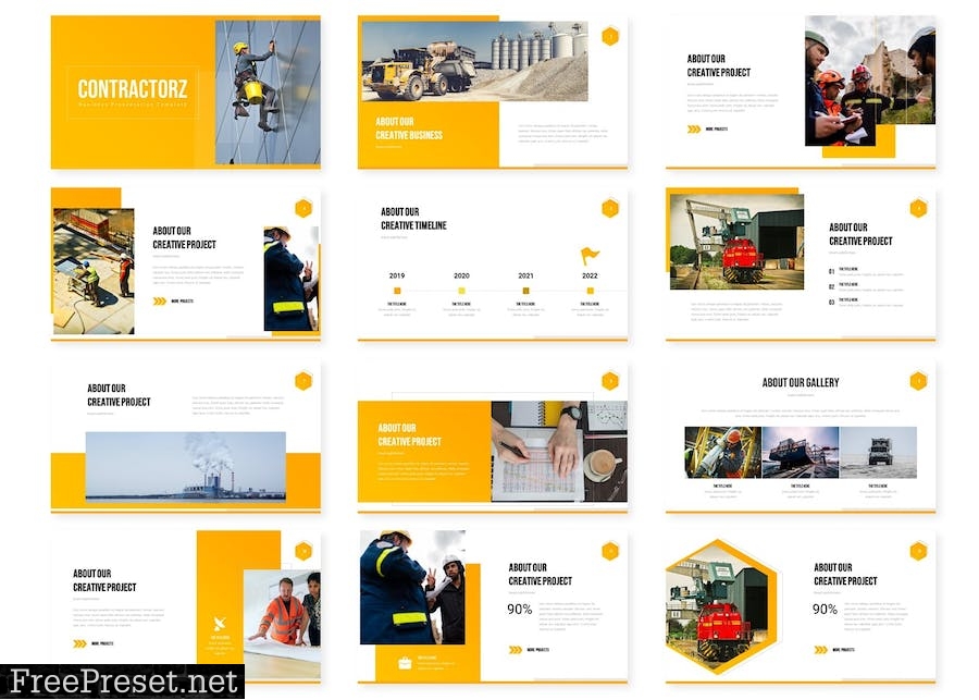 Contractorz - Presentation Template JU6Y2T3