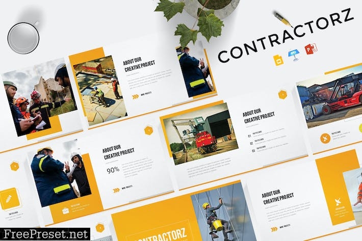 Contractorz - Presentation Template JU6Y2T3