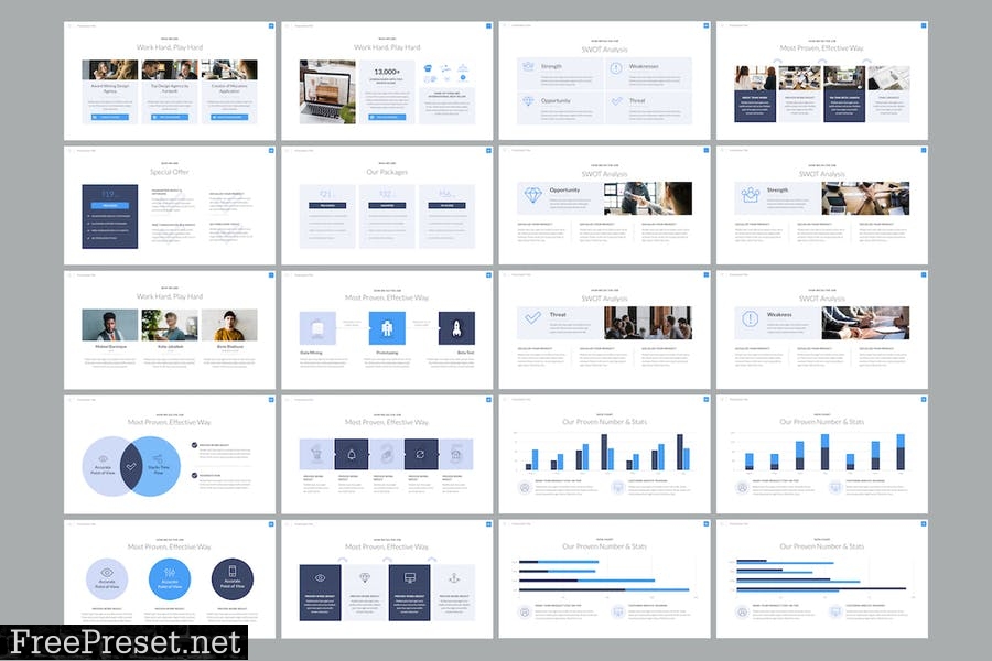 Core Slides - Simple Powerpoint Template PUU32R