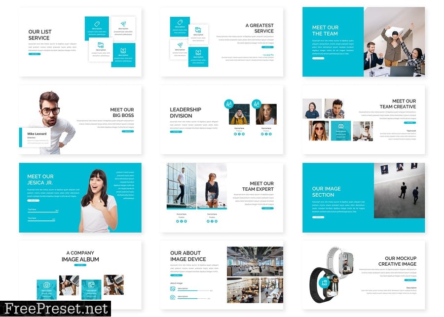 Coredas - Business Powerpoint Template ZTW7APY