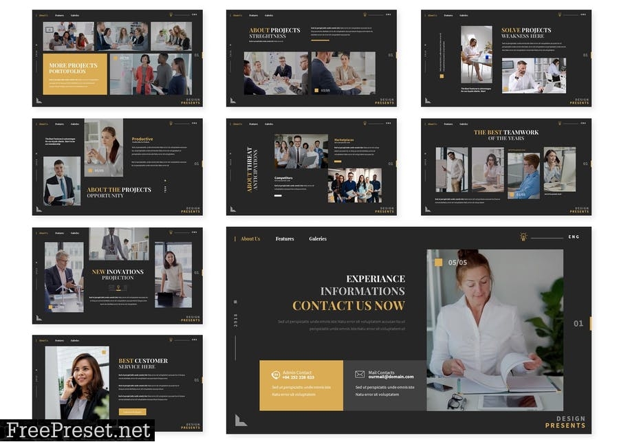 Corporative | Presentation Template 9P6V8SS