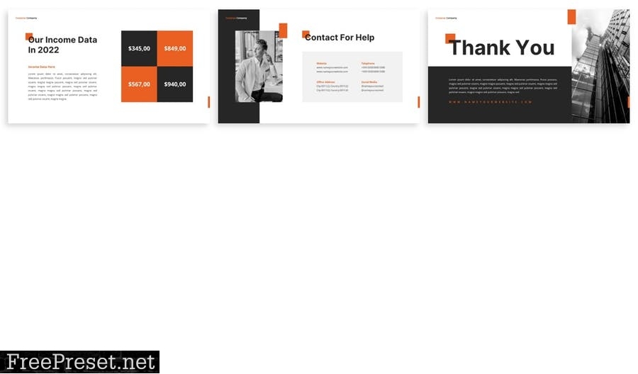 Corporax - Powerpoint Presentation Template RH6UQK3