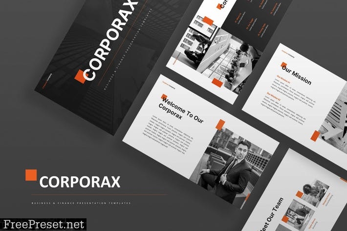 Corporax - Powerpoint Presentation Template RH6UQK3