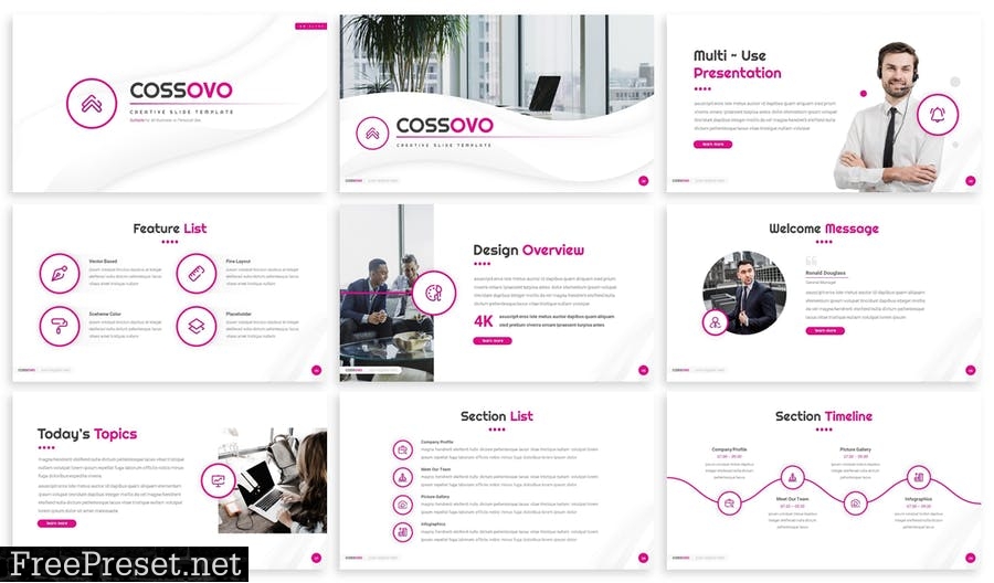 Cossovo - Business Prensentation Template MHXHZB8