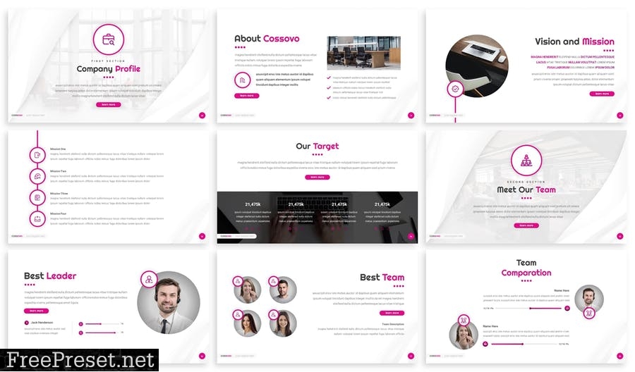 Cossovo - Business Prensentation Template MHXHZB8