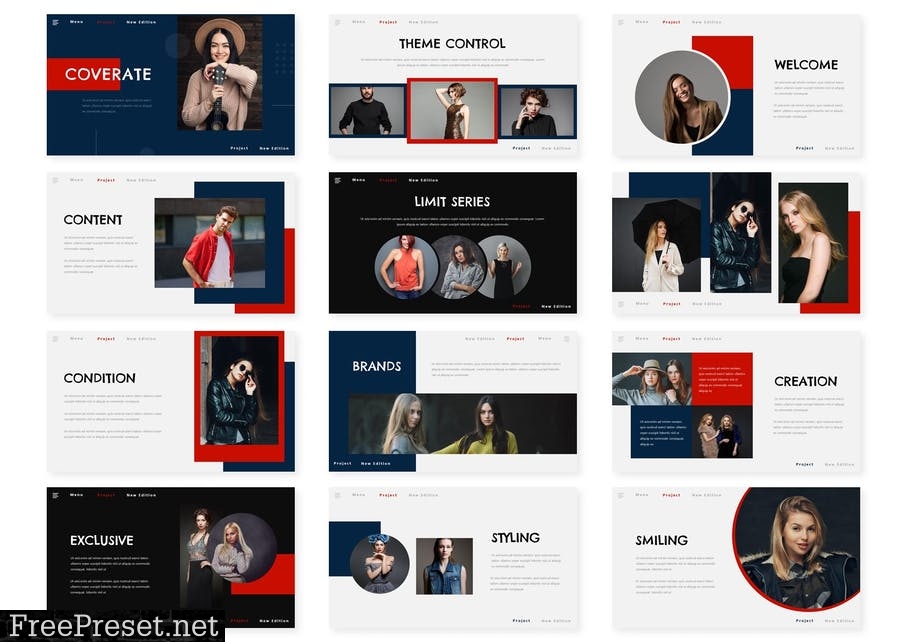 Coverate - Presentation Template C69RE5M