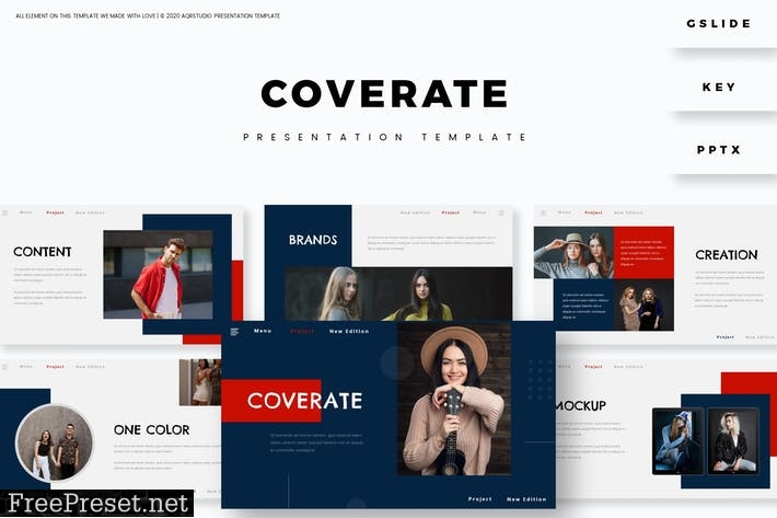 Coverate - Presentation Template C69RE5M