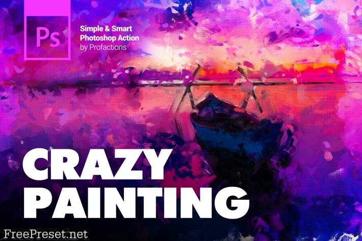 Crazy Painting Photoshop Action LUW7GPF