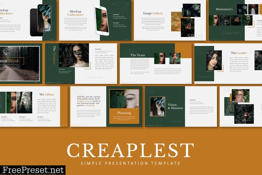 Creaplest - Presentation Template HPGS7MP