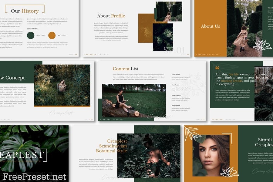 Creaplest - Presentation Template HPGS7MP