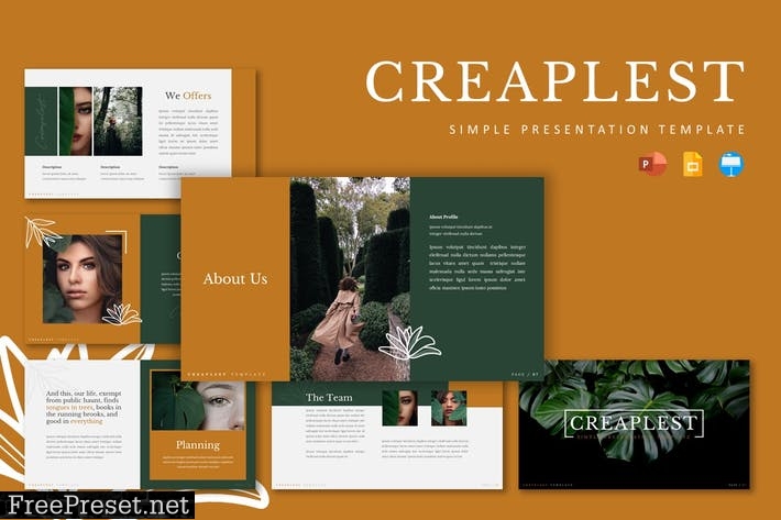 Creaplest - Presentation Template HPGS7MP