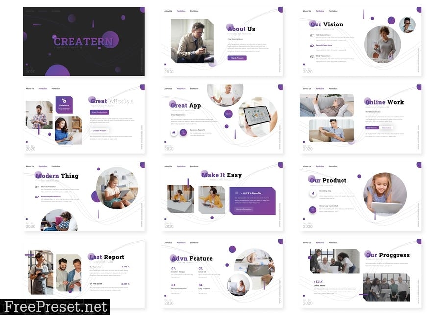 Creatern - Presentation Template PYX3TUV
