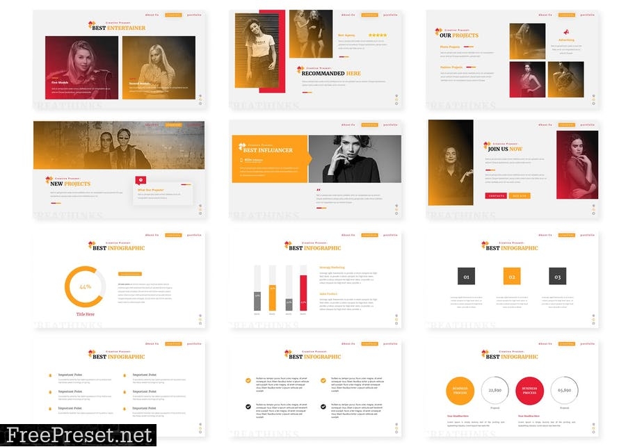 Creathinks Presentation Template PU9KPDJ