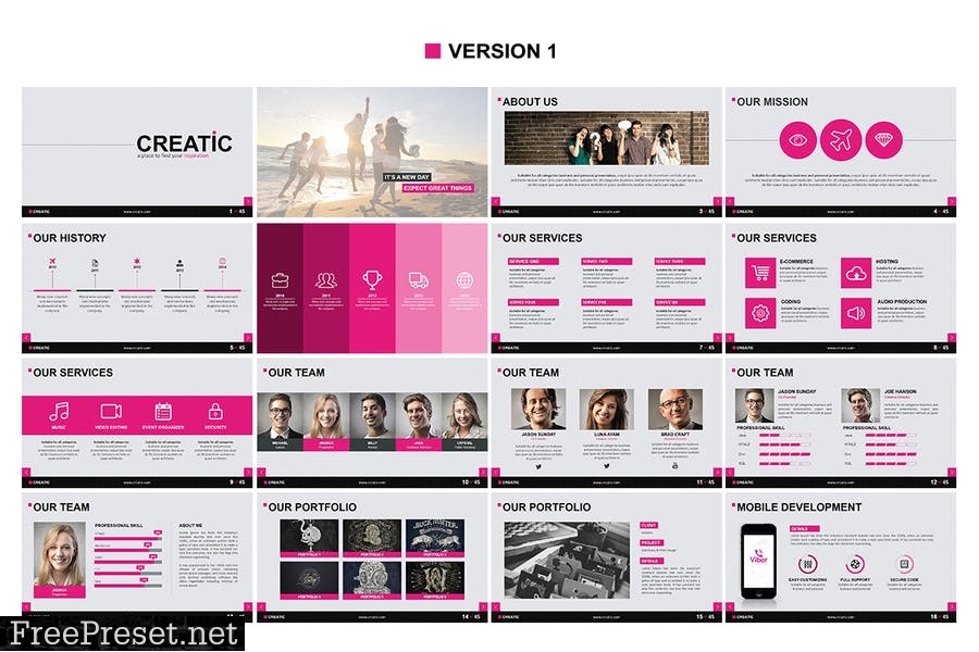 Creatic Google Slides Template 8YNTEJ