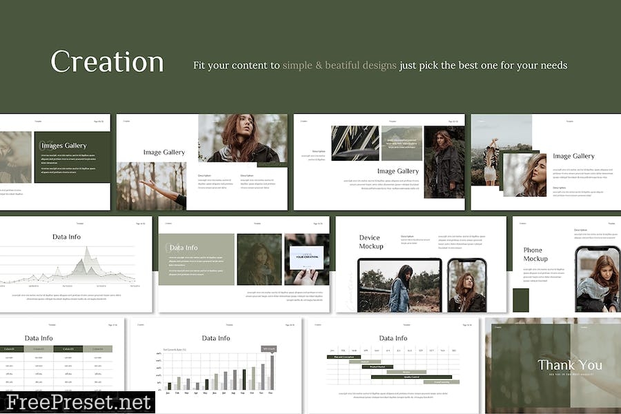 Creation - Presentation Template GJ4GX4E