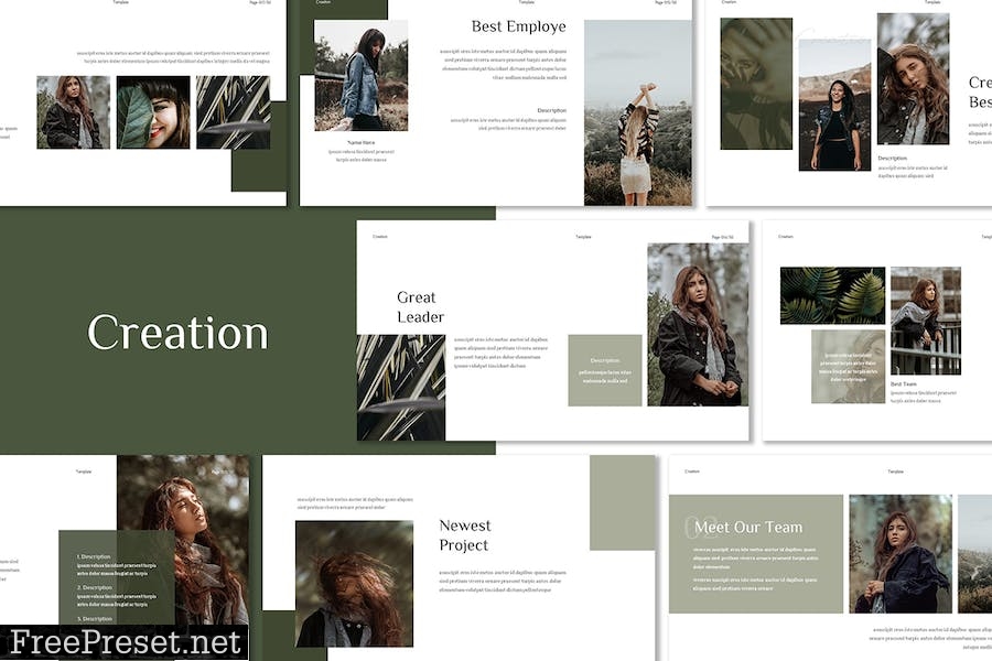 Creation - Presentation Template GJ4GX4E