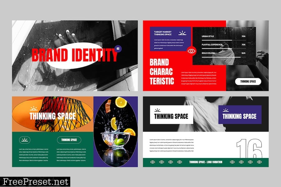 Creative Brand Guideline Powerpoint XTP5X88