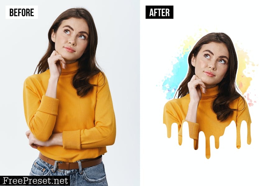 Creative Dripping Photoshop Action