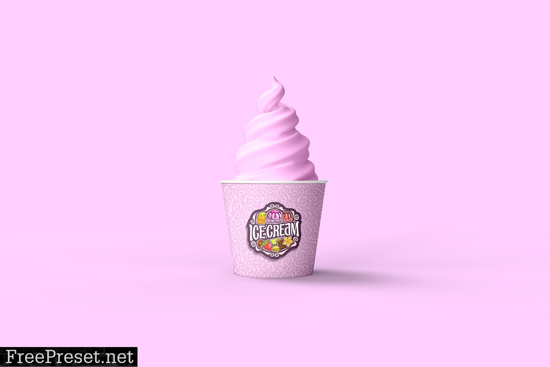 CreativeMarket - Ice Cream Packaging Mockup - 4 views 7373716