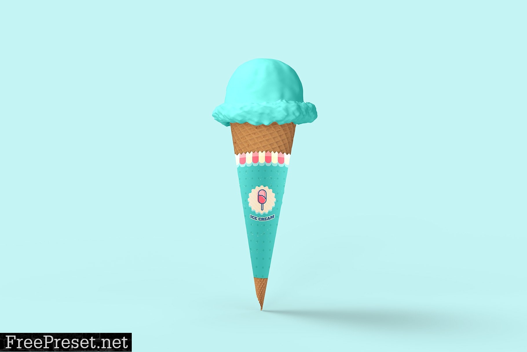 CreativeMarket - Ice Cream Packaging Mockup - 4 views 7373716