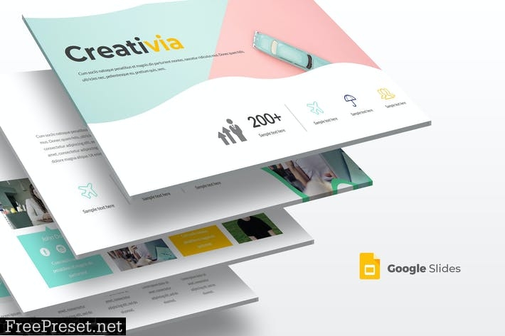 Creativia - Google Slides Template M4LXSA