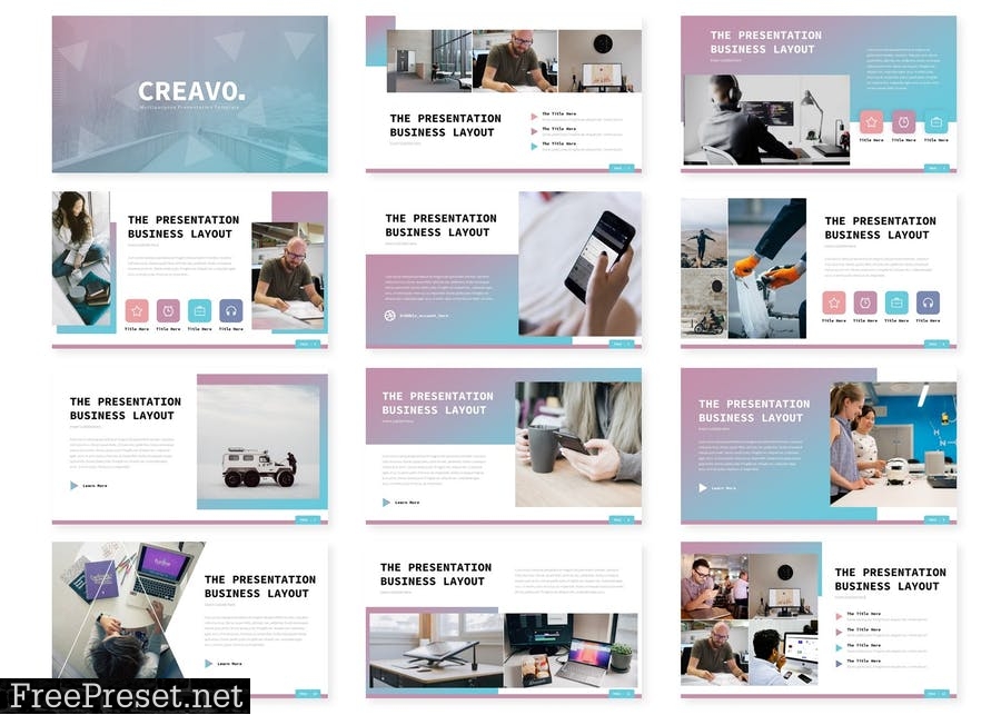 Creavo - Presentation Template 9YQAR9P