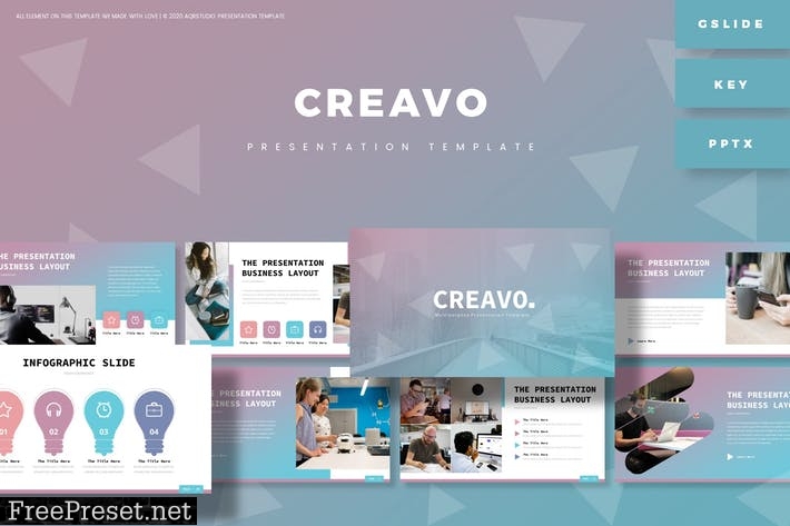 Creavo - Presentation Template 9YQAR9P