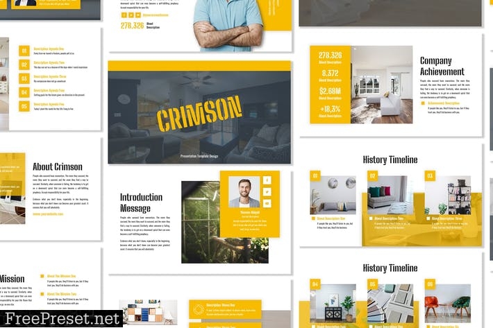 Crimson - Business Template Prensentation K6N7RYB