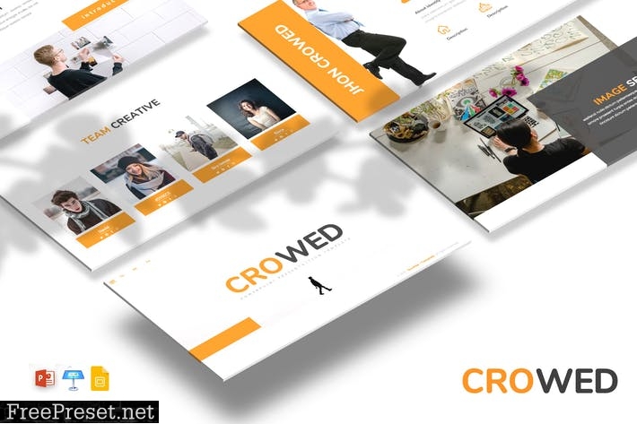 Crowed - Presentation PPTX / GSlides / Key 8Y6NQM3