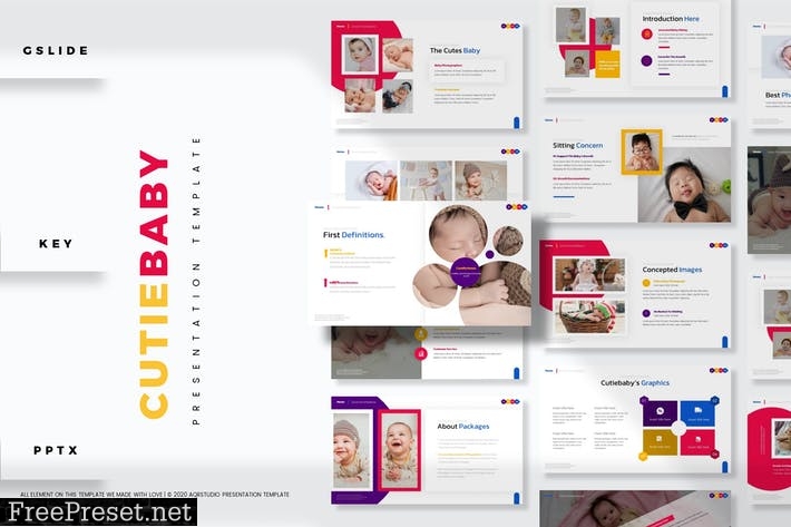 Cutiebaby - Presentation Template 54R22UG