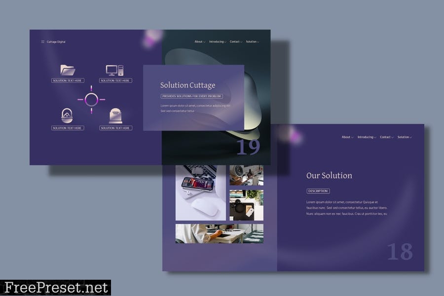 Cuttage Powerpoint Business Proposal Presentation 67777Y3