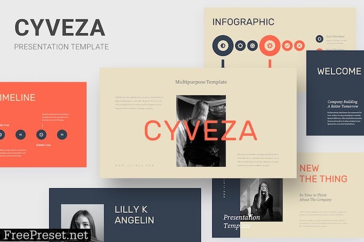 Cyveza - Multi Purposes Powerpoint Template U5WHRJ9