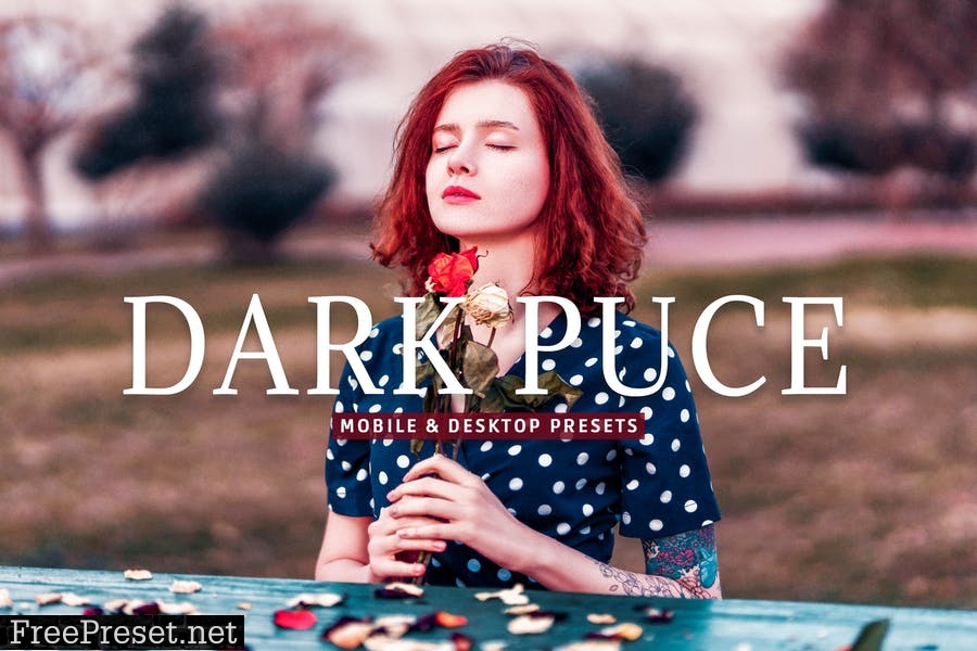 Dark Puce Mobile & Desktop Lightroom Presets