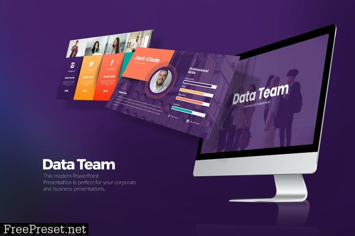 Data Team PowerPoint Presentation 4V3LKZN