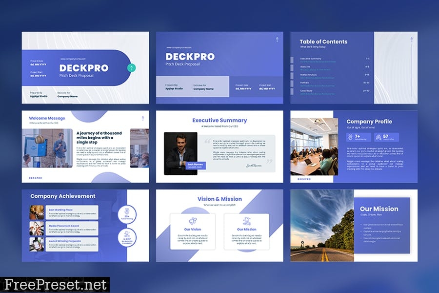 DeckPro - Pitch Deck Proposal 7STC4AJ