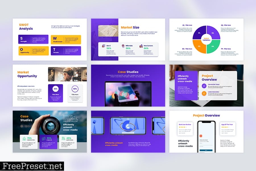 DeckUp - Startup Pitch Deck Powerpoint LUVRDEG