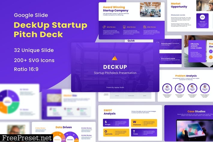 DeckUp - Startup Pitchdeck Google Slide N9REBJV