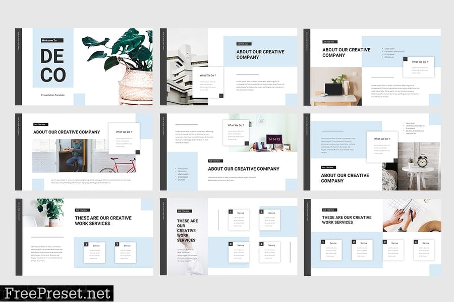 Deco - Creative Presentation Template S367NJU