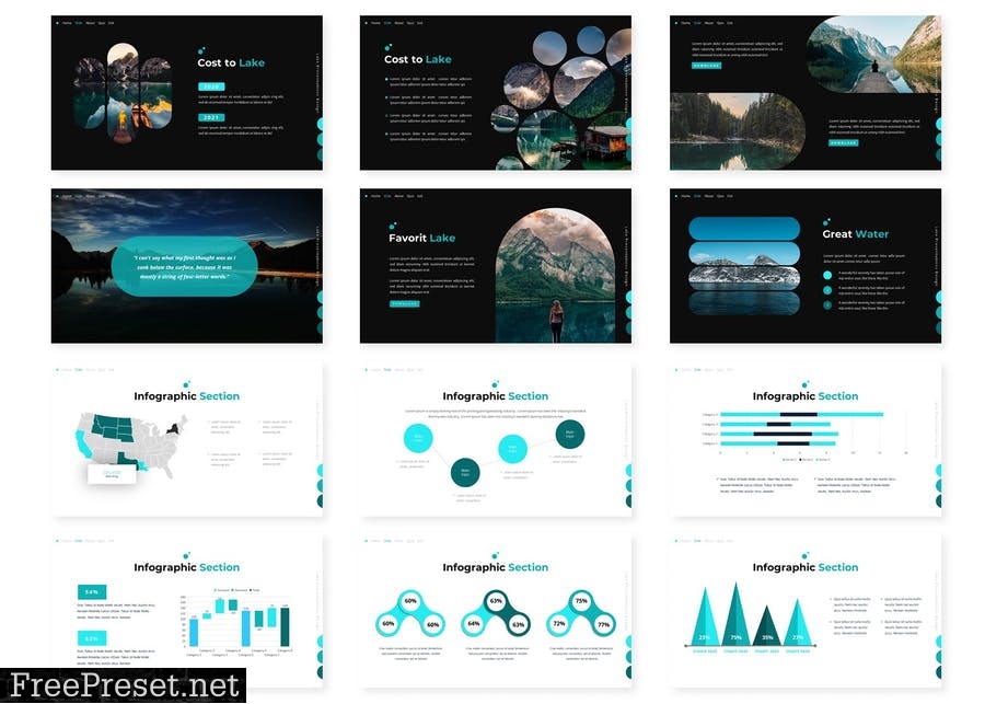 Deep Lake - Presentation Template XSQTNAC