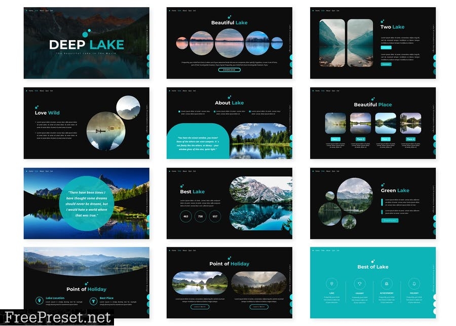 Deep Lake - Presentation Template XSQTNAC