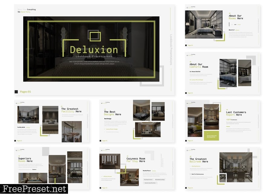 Deluxion | Powerpoint, Keynote, Google Slides HW37L55