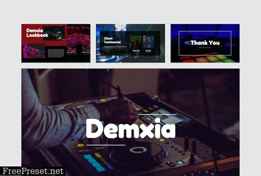 Demxia - Powerpoint Template 8NMNKWY