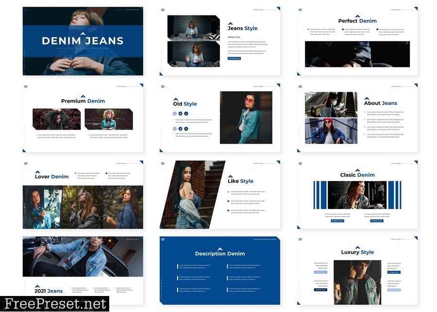 Denim Jeans - Presentation Template