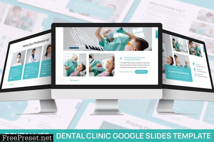 Dentalmed - Dental Clinic Google Slide Template WMSJDQN