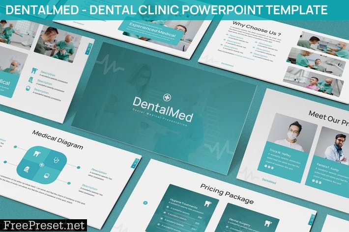Dentalmed - Dental Clinic Powerpoint Template ULSDJ5G