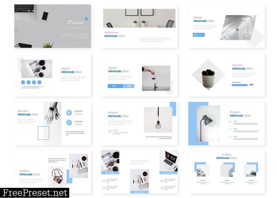 Derais - Presentation Template 7Y7UX6X