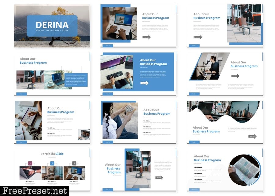 Derina Presentation Template BTHZHN5