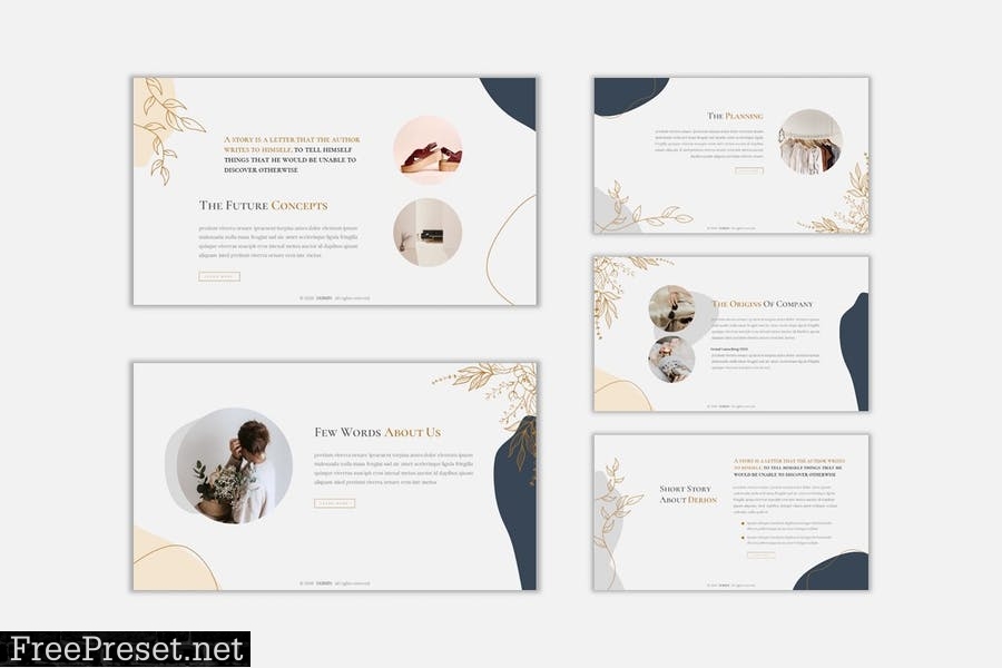 Derion - Presentation Template 54WRPCA