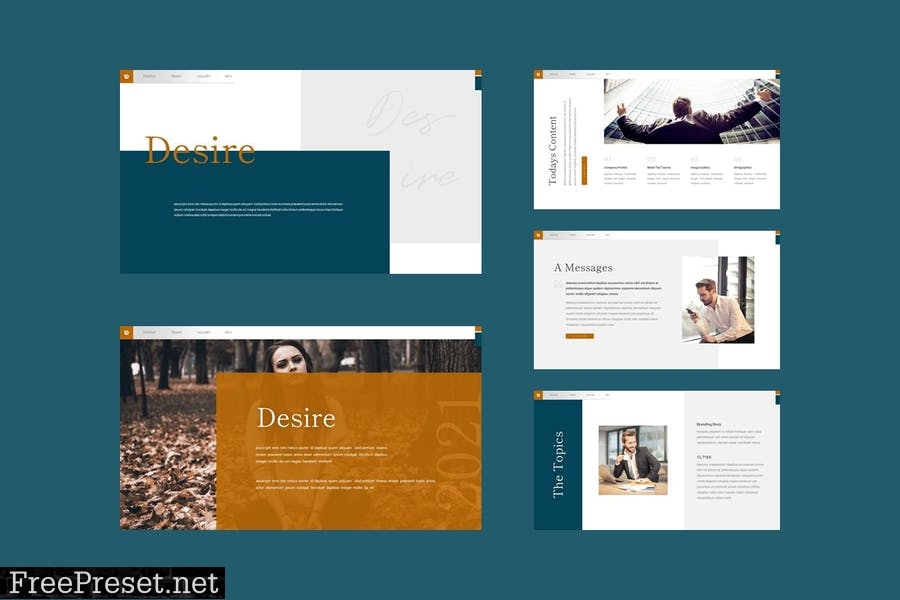 Desire - Presentation Template FCGCT3N